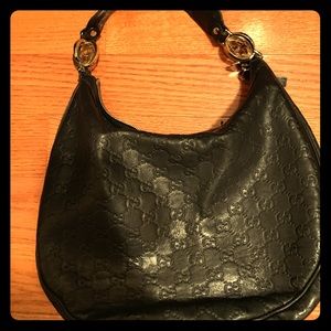 Gucci Hobo Handbag (Leather)